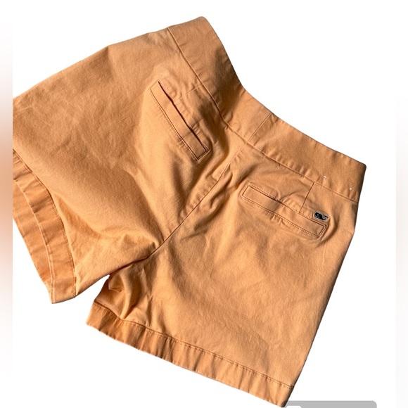 Vineyard Vines, Classic Chino Shorts, Size 4, Peachy Orange Color - Picture 2 of 5